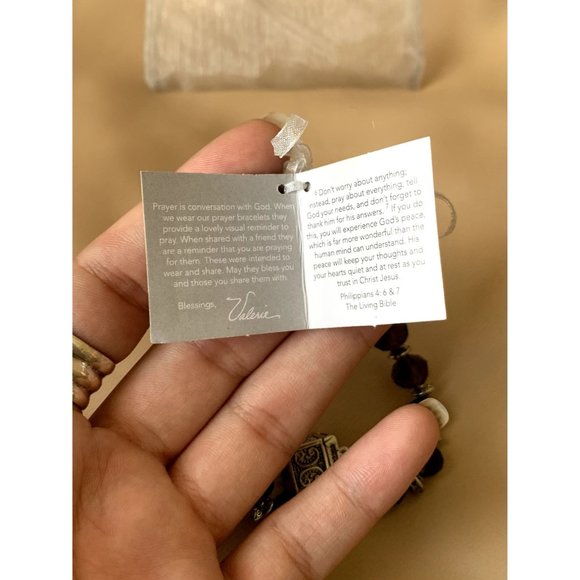 SOLD Valerie Parr Hill Purple Crystal Prayer Box Bracelet NEW WITH TAG - Picture 6 of 6